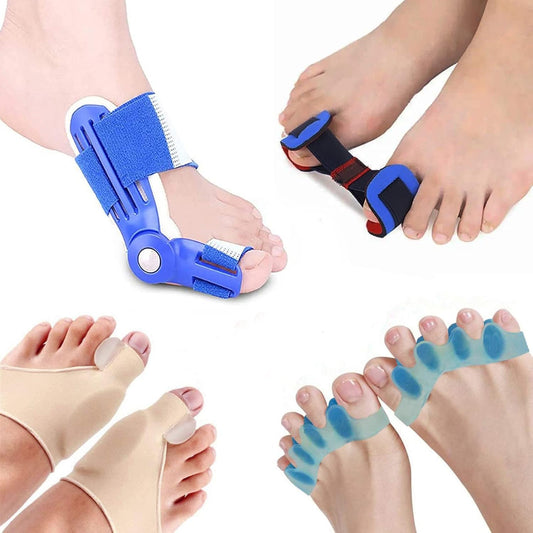 Kit de Corrector de Juanetes, 6 Piezas Alivio del Dolor de Pie para Juanete de Pie Plano de Silicona