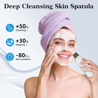 ULTRASONIC FACIAL CLEANSING SPATULA